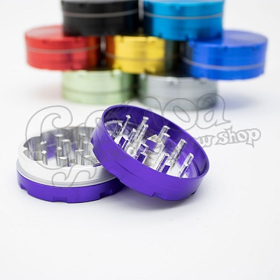 Multicolor grooved metal grinder M (2 parts) 3